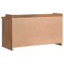 Banco de recibidor SANDNES madera maciza de pino 87x40x50 cm de , Bancos para recibidores y almacenamiento - Ref: Foro24-4010...