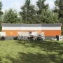 Cortaviento de camping impermeable gris naranja 508x130 cm by , Windbreaks - Ref: Foro24-4009662, Price: 35,43 €, Discount: %
