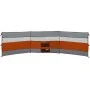 Cortaviento de camping impermeable gris naranja 508x130 cm by , Windbreaks - Ref: Foro24-4009662, Price: 35,43 €, Discount: %