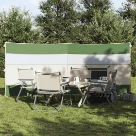 Cortaviento de camping impermeable verde 340x130 cm by , Windbreaks - Ref: Foro24-4009657, Price: 28,74 €, Discount: %