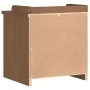 Banco de recibidor SANDNES madera maciza de pino 45x40x50 cm by , Benches for halls and storage - Ref: Foro24-4010443, Price:...