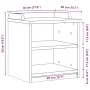 Banco de recibidor SANDNES madera maciza de pino 45x40x50 cm by , Benches for halls and storage - Ref: Foro24-4010443, Price:...