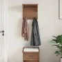 Perchero de pared SANDNES madera maciza pino 43x30x42cm de , Percheros para sombreros y abrigos - Ref: Foro24-4010455, Precio...