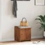 Banco de recibidor SANDNES madera maciza de pino 45x40x50 cm de , Bancos para recibidores y almacenamiento - Ref: Foro24-4010...