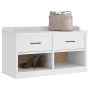 Banco de recibidor SANDNES madera maciza pino blanco 87x40x50cm von , Bänke für Hallen und Lager - Ref: Foro24-4010462, Preis...