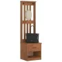 Perchero de entrada SANDENS 45x40x159,5cm madera maciza de pino de , Bancos para recibidores y almacenamiento - Ref: Foro24-4...