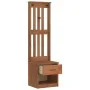 Perchero de entrada SANDENS 45x40x159,5cm madera maciza de pino de , Bancos para recibidores y almacenamiento - Ref: Foro24-4...