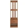 Perchero de entrada SANDENS 45x40x159,5cm madera maciza de pino de , Bancos para recibidores y almacenamiento - Ref: Foro24-4...