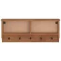 Perchero de pared SANDNES madera maciza de pino 87x12x35 cm by , Hat and coat racks - Ref: Foro24-4010469, Price: 38,94 €, Di...