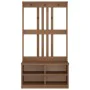 Perchero de entrada SANDENS madera maciza de pino 87x40x159,5cm von , Bänke für Hallen und Lager - Ref: Foro24-4010488, Preis...