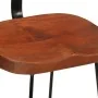 Taburetes de barra 2 uds madera maciza de mango 49x43x79 cm von , Küchenhocker - Ref: Foro24-4013526, Preis: 130,30 €, Rabatt: %