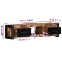 Mueble para la TV 100x30x25 madera maciza reciclada von , TV-Möbel - Ref: Foro24-4013598, Preis: 145,39 €, Rabatt: %