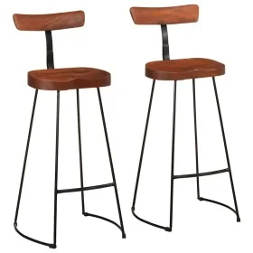 Taburetes de barra 2 uds 49x43x103 cm madera maciza de mango by , Kitchen stools - Ref: Foro24-4013524, Price: 154,80 €, Disc...