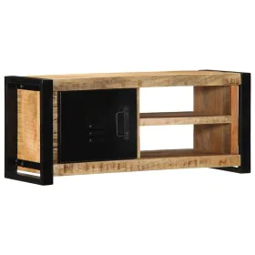 Mueble para la TV 80x30x35 madera maciza mango rugosa von , TV-Möbel - Ref: Foro24-4013591, Preis: 150,28 €, Rabatt: %