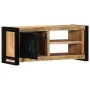 Mueble para la TV 80x30x35 madera maciza mango rugosa by , TV Furniture - Ref: Foro24-4013591, Price: 150,28 €, Discount: %