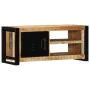 Mueble para la TV 80x30x35 madera maciza mango rugosa by , TV Furniture - Ref: Foro24-4013591, Price: 150,28 €, Discount: %