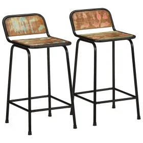 Taburetes de barra 2 uds 46x35,5x80 madera maciza reciclada von , Küchenhocker - Ref: Foro24-4013532, Preis: 130,15 €, Rabatt: %