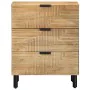 Mesita de noche madera maciza de mango 50x33x60 cm marrón von , Nachttische - Ref: Foro24-4017729, Preis: 145,59 €, Rabatt: %