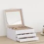 Caja para joyas de 3 niveles blanca 23x20,5x14 cm von , Schmuckständer - Ref: Foro24-4103557, Preis: 36,11 €, Rabatt: %