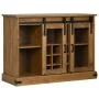 Aparador HALDEN 2 puertas correderas 112x40x80 cm de , Aparadores - Ref: Foro24-4018425, Precio: 333,33 €, Descuento: %