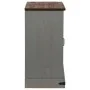Aparador HALDEN con puerta corredera gris 80x40x80 cm by , Sideboards - Ref: Foro24-4018419, Price: 202,34 €, Discount: %