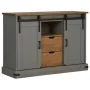 Aparador HALDEN 2 puertas correderas gris 112x40x80 cm by , Sideboards - Ref: Foro24-4018431, Price: 274,62 €, Discount: %