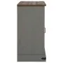 Aparador HALDEN 2 puertas correderas gris 112x40x80 cm by , Sideboards - Ref: Foro24-4018431, Price: 274,62 €, Discount: %