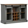 Aparador HALDEN 2 puertas correderas gris 112x40x80 cm von , Sideboards - Ref: Foro24-4018427, Preis: 277,99 €, Rabatt: %