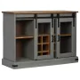 Aparador HALDEN 2 puertas correderas gris 112x40x80 cm von , Sideboards - Ref: Foro24-4018427, Preis: 277,99 €, Rabatt: %