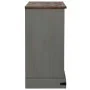 Aparador HALDEN 2 puertas correderas gris 112x40x80 cm von , Sideboards - Ref: Foro24-4018427, Preis: 277,99 €, Rabatt: %