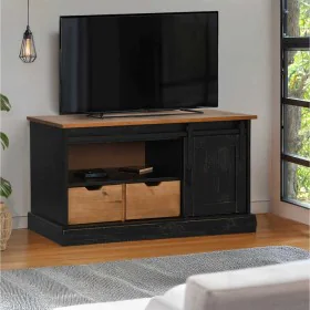 Mueble de TV HALDEN con puerta corredera negro 110x40x60 cm von , TV-Möbel - Ref: Foro24-4018412, Preis: 210,08 €, Rabatt: %