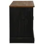 Mueble de TV HALDEN con puerta corredera negro 110x40x60 cm de , Muebles TV - Ref: Foro24-4018412, Precio: 210,08 €, Descuent...