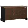 Mueble de TV HALDEN con puerta corredera negro 110x40x60 cm de , Muebles TV - Ref: Foro24-4018412, Precio: 210,08 €, Descuent...