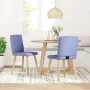 Sillas de comedor 2 uds tela azul jeans by , dining chairs - Ref: Foro24-4101131, Price: 103,64 €, Discount: %