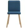Sillas de comedor 2 unidades tela azul de , Sillas de comedor - Ref: Foro24-4101152, Precio: 103,24 €, Descuento: %