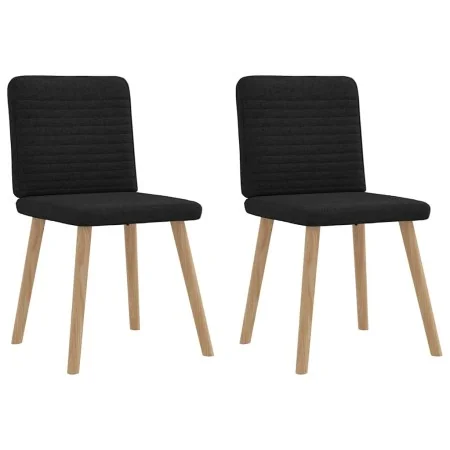 Sillas de comedor 2 unidades tela negro von , Essstühle - Ref: Foro24-4101146, Preis: 103,24 €, Rabatt: %