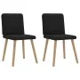 Sillas de comedor 2 unidades tela negro von , Essstühle - Ref: Foro24-4101146, Preis: 103,24 €, Rabatt: %