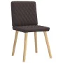 Sillas de comedor 2 unidades tela marrón oscuro by , dining chairs - Ref: Foro24-4101125, Price: 103,64 €, Discount: %