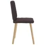 Sillas de comedor 2 unidades tela marrón oscuro by , dining chairs - Ref: Foro24-4101125, Price: 103,64 €, Discount: %