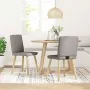 Sillas de comedor 2 unidades tela gris taupé de , Sillas de comedor - Ref: Foro24-4101127, Precio: 103,64 €, Descuento: %