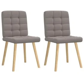 Sillas de comedor 2 unidades tela gris taupé von , Essstühle - Ref: Foro24-4101097, Preis: 105,11 €, Rabatt: %