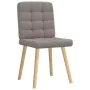 Sillas de comedor 2 unidades tela gris taupé de , Sillas de comedor - Ref: Foro24-4101097, Precio: 105,11 €, Descuento: %