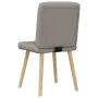 Sillas de comedor 2 unidades tela gris taupé de , Sillas de comedor - Ref: Foro24-4101097, Precio: 105,11 €, Descuento: %