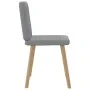 Sillas de comedor giratorias 2 unidades tela gris claro de , Sillas de comedor - Ref: Foro24-4101144, Precio: 103,24 €, Descu...