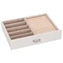 Joyero de 5 niveles con espejo y cerradura blanco by , Jewelry stands - Ref: Foro24-4103562, Price: 56,37 €, Discount: %