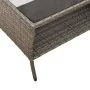 Sofá jardín de 2 plazas con cojín y mesa gris ratán sintético von , Outdoor-Sofas - Ref: Foro24-4103852, Preis: 223,98 €, Rab...