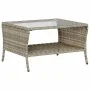 Sofá jardín de 2 plazas con cojín y mesa gris claro by , Outdoor sofas - Ref: Foro24-4103850, Price: 223,98 €, Discount: %
