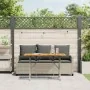 Sofá jardín de 3 plazas con cojín y mesa gris claro by , Outdoor sofas - Ref: Foro24-4103859, Price: 280,67 €, Discount: %