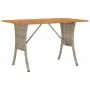 Sofá jardín de 3 plazas con cojín y mesa gris claro by , Outdoor sofas - Ref: Foro24-4103859, Price: 280,67 €, Discount: %