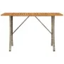 Sofá jardín de 3 plazas con cojín y mesa gris claro by , Outdoor sofas - Ref: Foro24-4103859, Price: 280,67 €, Discount: %